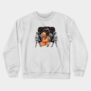 bald pirate and english corsair Crewneck Sweatshirt